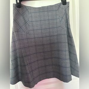 Loft (Outlet) Gray Mini Skirt
